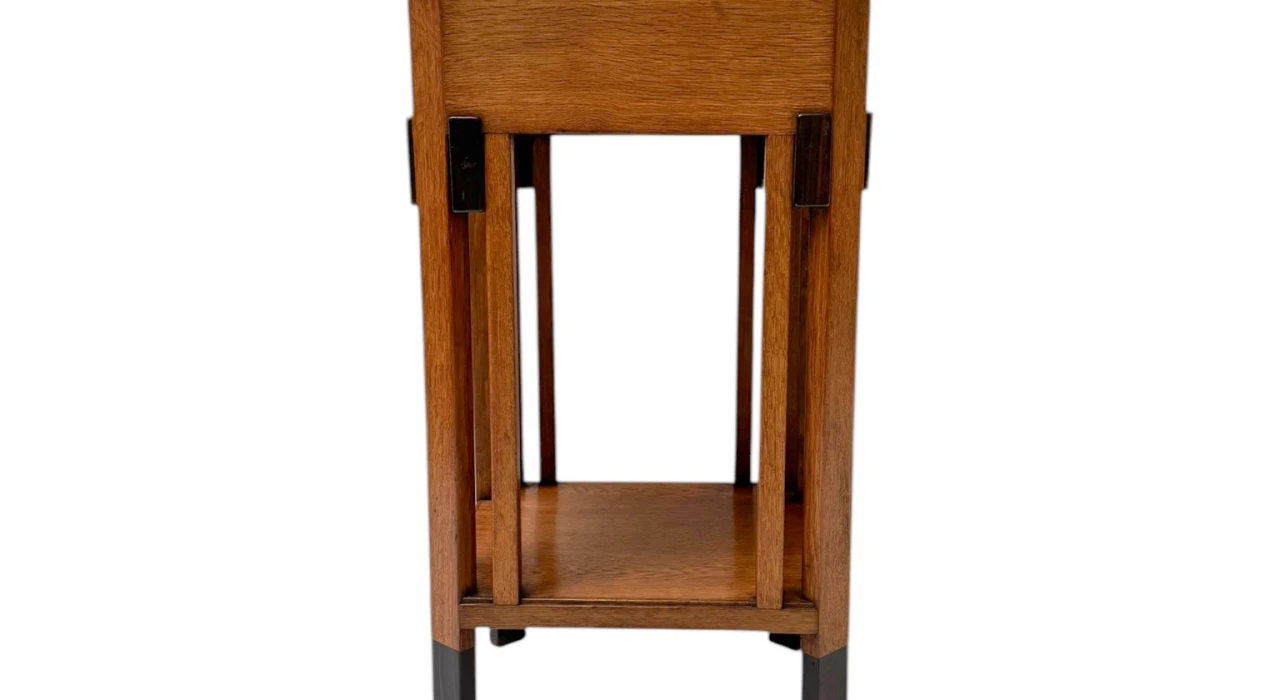 Art Deco Modernist Pedestal by Anton Lucas for N.V. Meubelkunst Leiden, 1920s